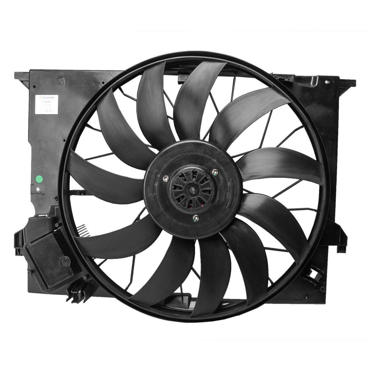 Radiator Cooling Fan for Mercedes W221 W211 C216 CL500 S500 CL63 AMG 04-13