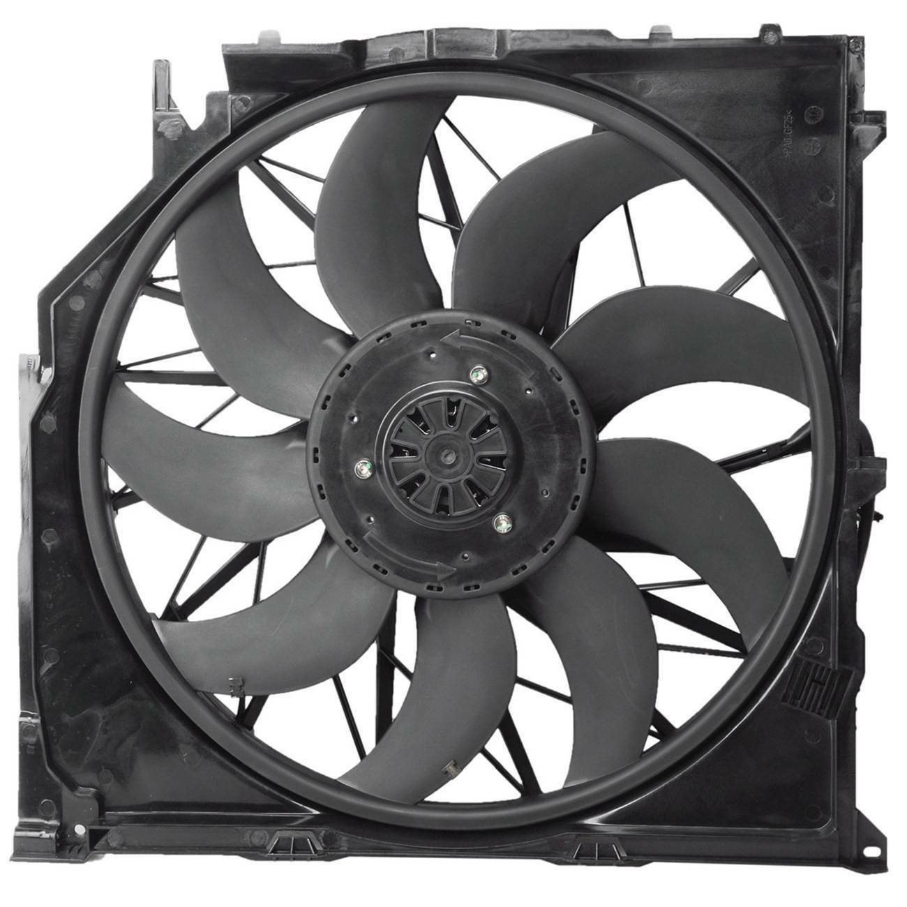 Radiator Condenser Cooling Fan w/ Brushless Motor for BMW X3 E83 2.5i 3.0i